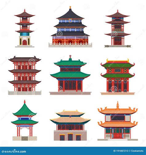 japanese vs chinese pagoda.